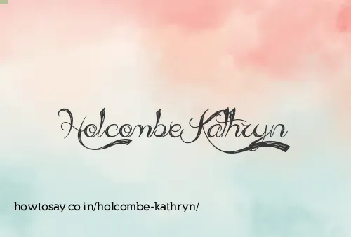 Holcombe Kathryn