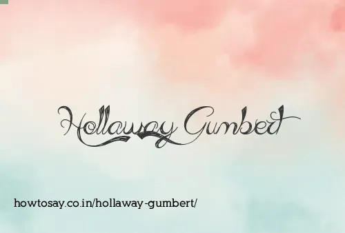 Hollaway Gumbert