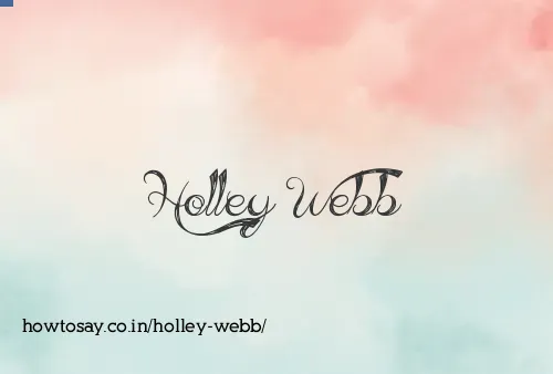 Holley Webb