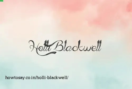 Holli Blackwell