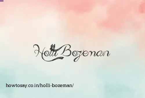 Holli Bozeman