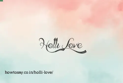 Holli Love