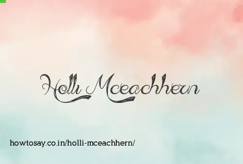 Holli Mceachhern