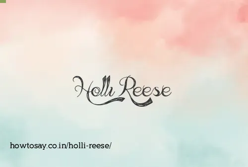 Holli Reese