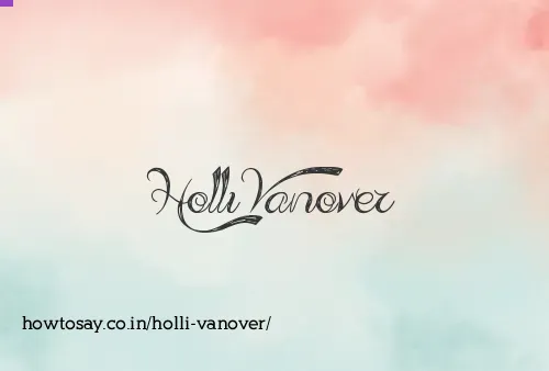 Holli Vanover