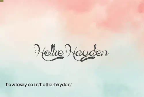 Hollie Hayden