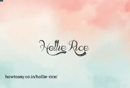 Hollie Rice