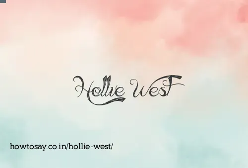 Hollie West