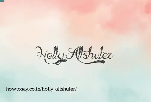 Holly Altshuler