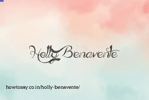 Holly Benavente