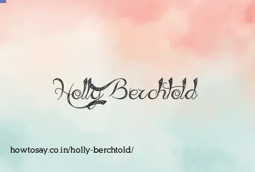 Holly Berchtold