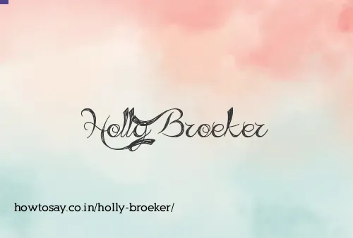 Holly Broeker