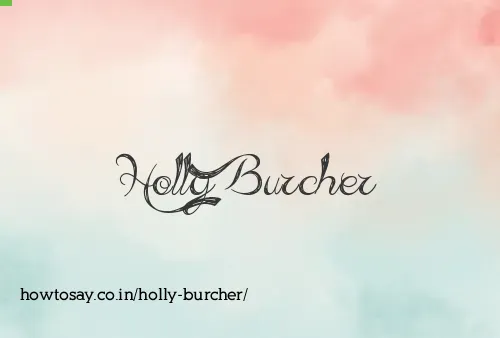Holly Burcher