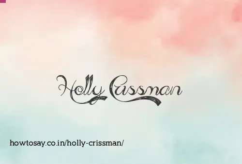 Holly Crissman