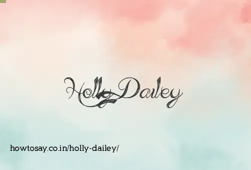 Holly Dailey