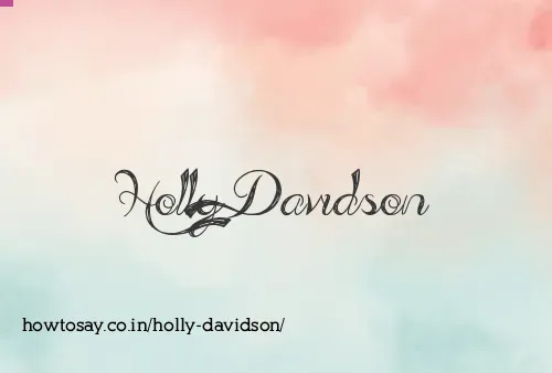 Holly Davidson
