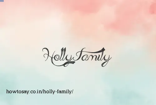 Holly Family