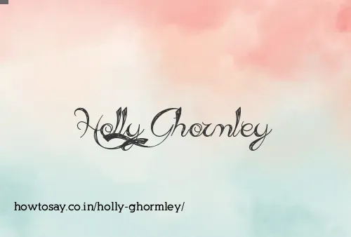 Holly Ghormley