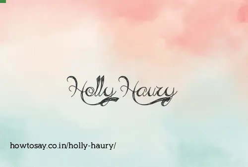 Holly Haury