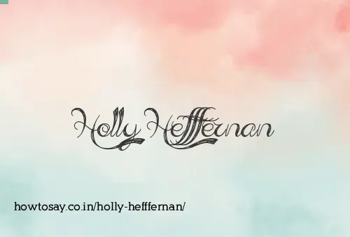 Holly Hefffernan