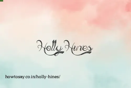 Holly Hines