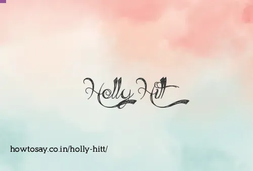 Holly Hitt