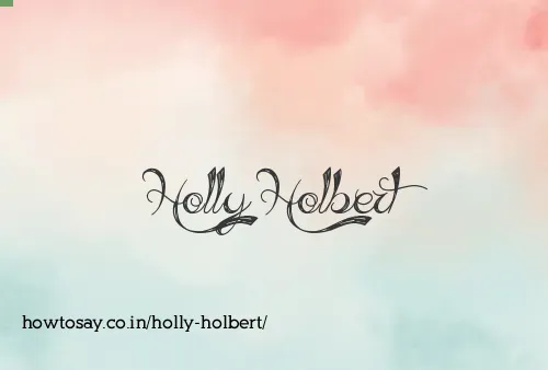Holly Holbert
