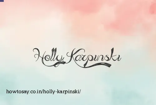 Holly Karpinski