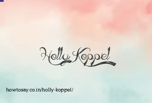 Holly Koppel