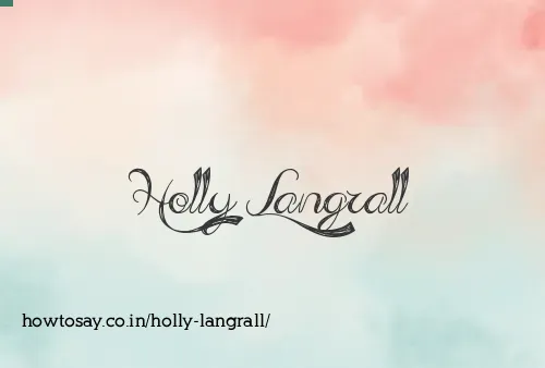 Holly Langrall