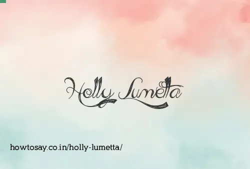 Holly Lumetta
