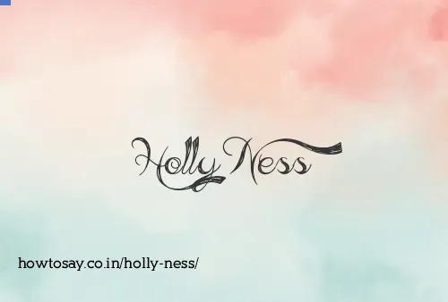 Holly Ness