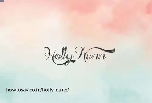 Holly Nunn