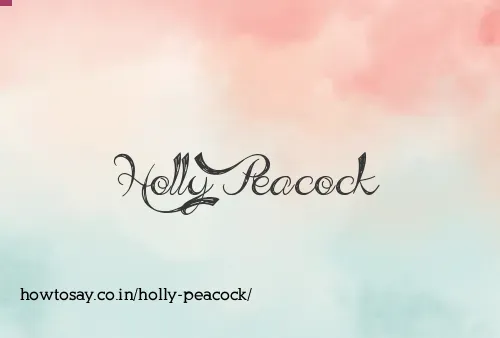 Holly Peacock