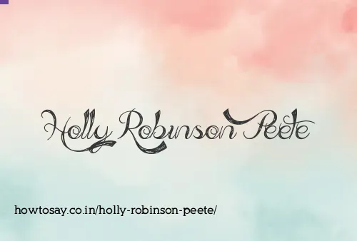 Holly Robinson Peete