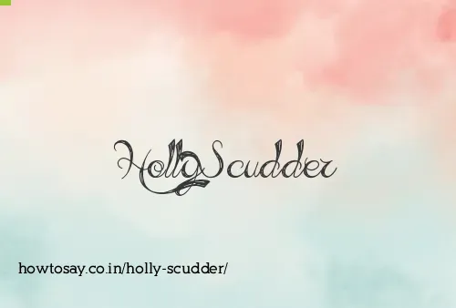 Holly Scudder