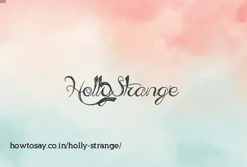 Holly Strange