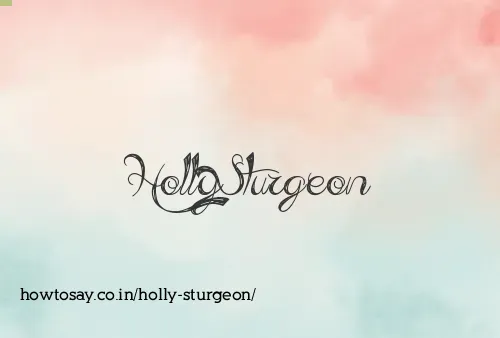 Holly Sturgeon