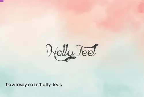 Holly Teel