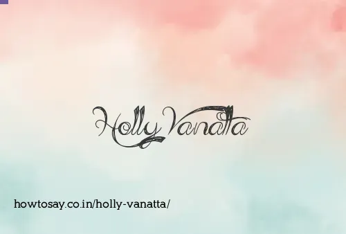 Holly Vanatta