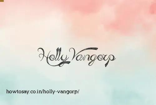 Holly Vangorp