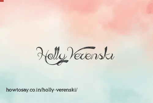 Holly Verenski