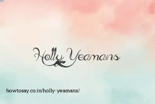Holly Yeamans