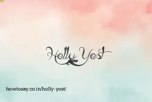 Holly Yost