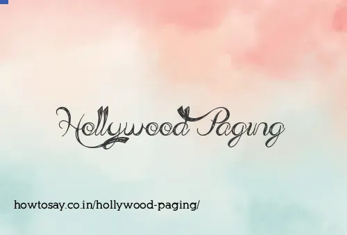 Hollywood Paging