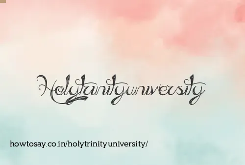 Holytrinityuniversity