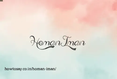 Homan Iman