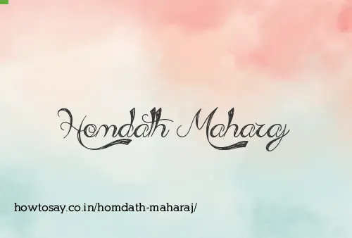 Homdath Maharaj