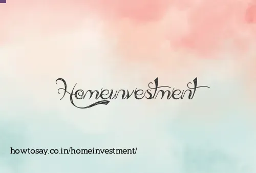 Homeinvestment