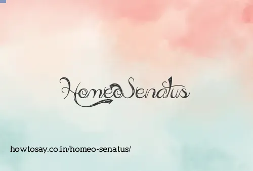 Homeo Senatus